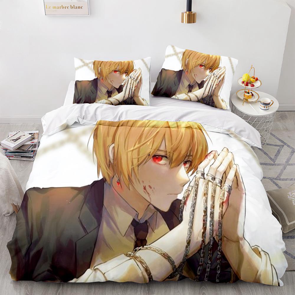 Fashion 3d Printing Anime Hunter × Hunter Bedding Set Single Twin Full Queen King Size Bed Set Adult Kid Bedroom Duvetcover Sets