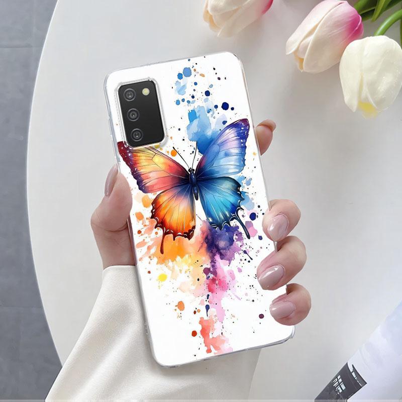 For Samsung A41 A21s A11 Case Luxury Phone Case For Samsung Galaxy A41 A21S Marble Flower Clear Soft Silicone Protective Cover
