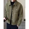 New Spring and Autumn Trend Brand Senior Handsome Lapel Casual Men's Autumn and Winter Jacket