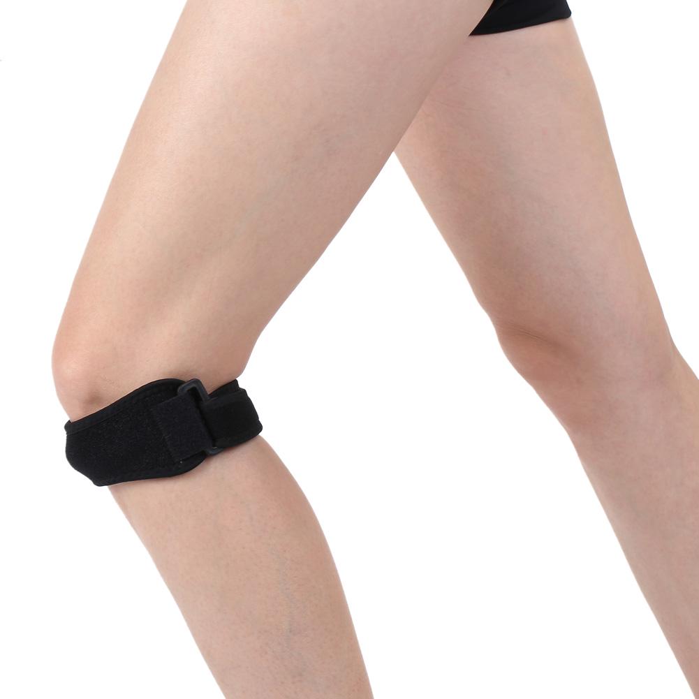 Professional Silicone Knee Support Pad Sports Brace Strap Breathable Kneepad Protection