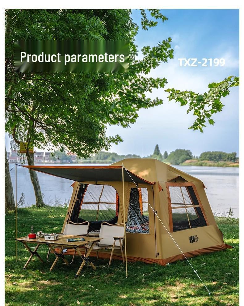 Explorer's Automatic Inflatable Tent Set: Anti-Rainstorm Camping Gear