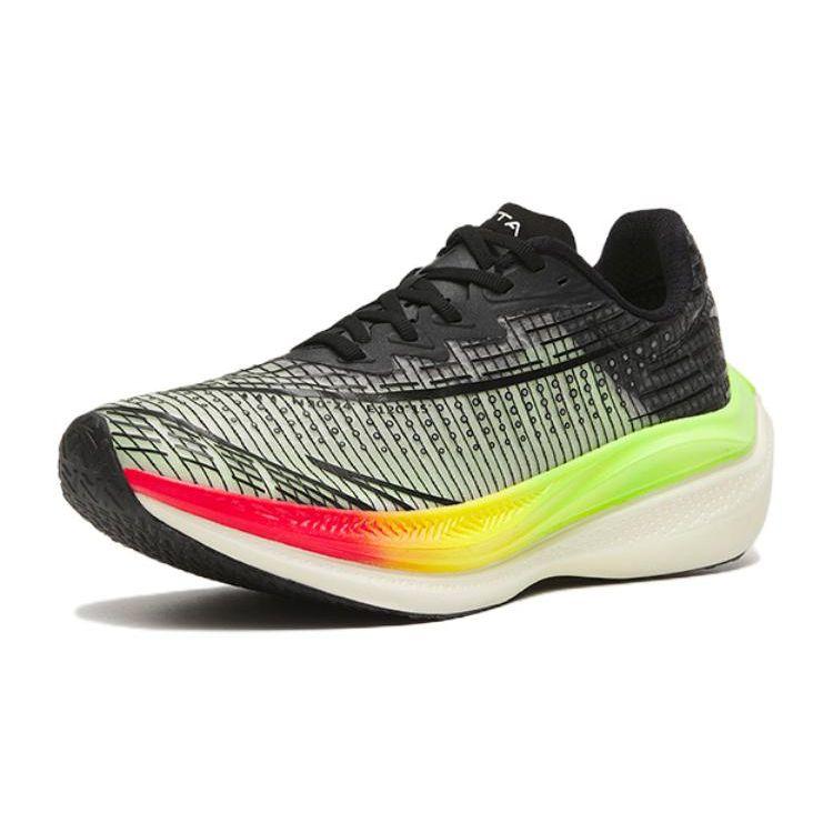 Anta Hailang PB Professional Racing Shock Absorption Non-Slip Wear-Resistant Low-Top Kids Running Shoes Kids Running Shoes Black Green 312255598-3