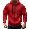 Men's Sportswear Y2K Trend Innovation Men's Hooded Sweatshirt New Multi-pocket Cardigan Fleece Sweatshirt Jacket