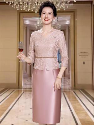 Elegant Wedding Banquet Dress 2025: Versatile Young Style for Mothers, Ideal for Daily Wear or Special Occasions