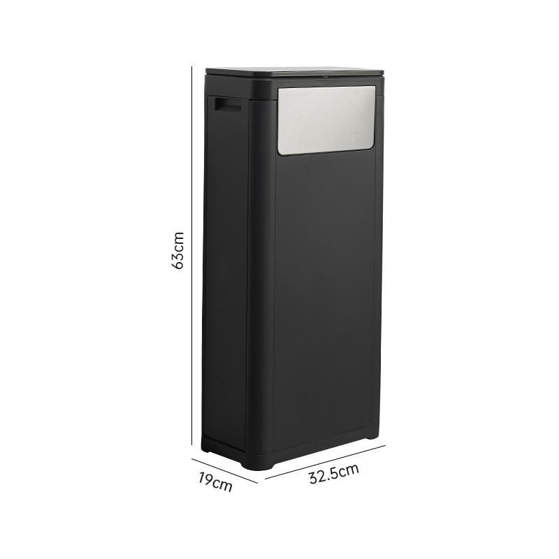 Double-Lid Large Capacity Trash Can for Kitchen, Public, Outdoor & Commercial Use