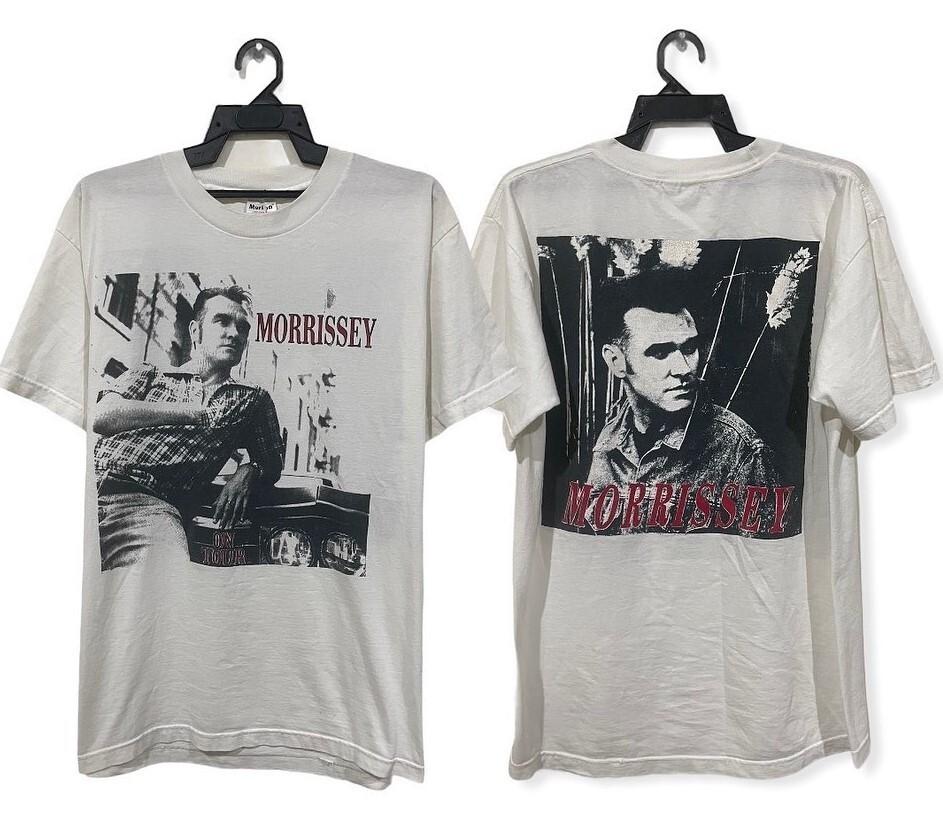 Vintage Rare Vintage 90s Morrissey Double Sided Hit Tee Reprint T-Shirt S-4XL S