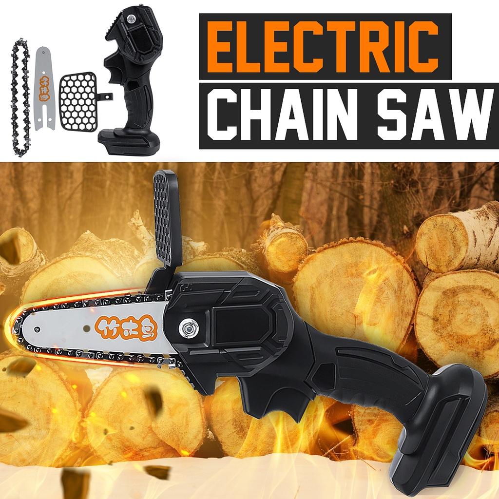 24V Electric Mini Chain Saws Pruning ChainSaw Cordless Garden Tree Logging Trimming Saw For Wood Cutting for Battery