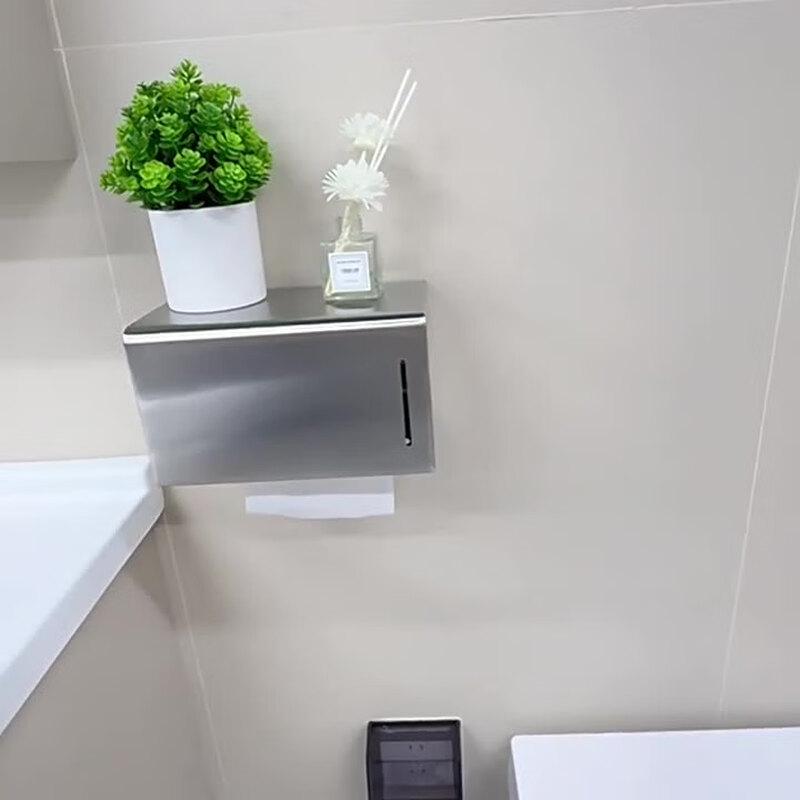 Xiaoyueya 304 Stainless Steel Wall-Mounted Tissue Box