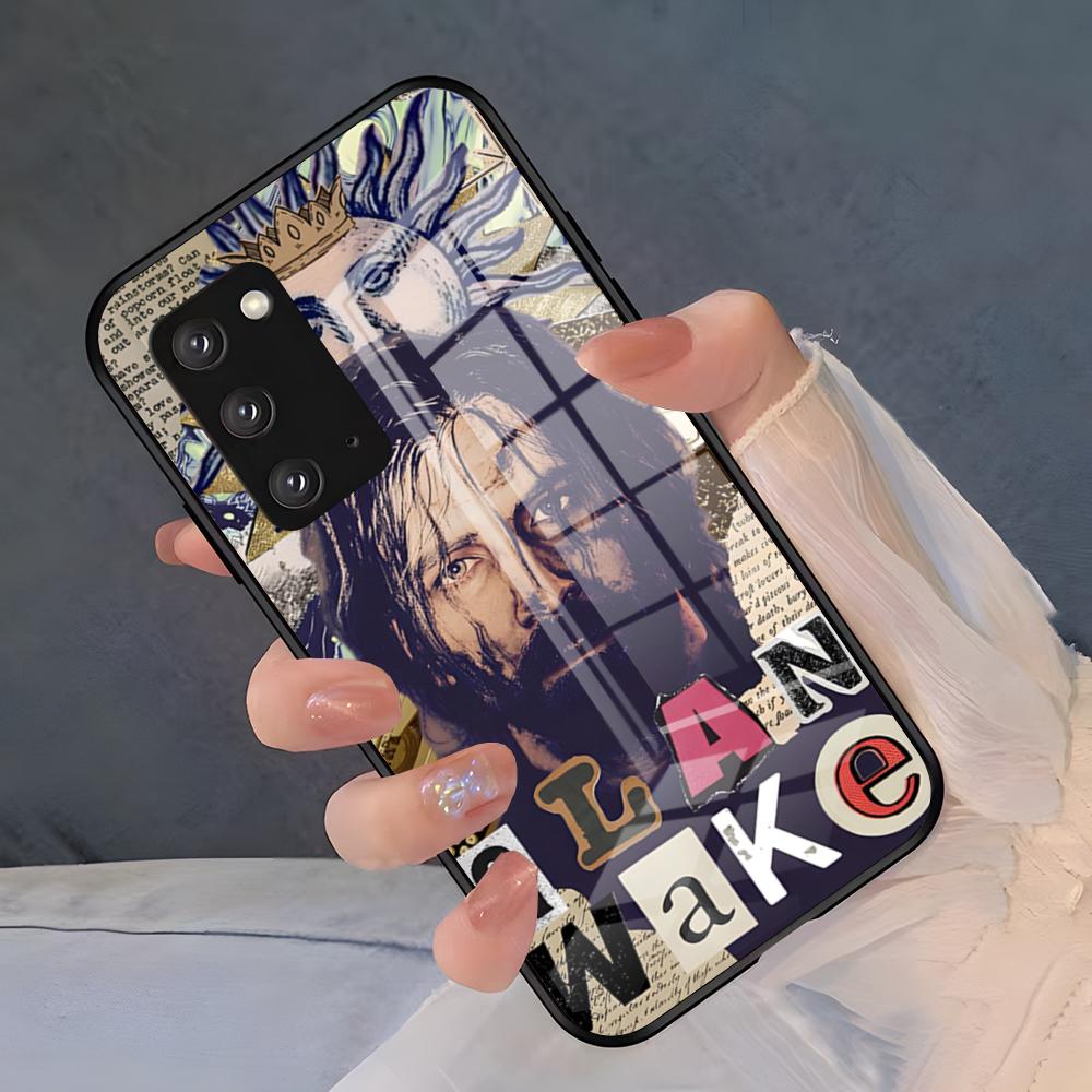 A-Alan Wake 2 Game Phone Case For Samsung S26 S25 Plus S20 S20 Plus S22 Ultra S23 FE S21 Plus S21 Ultra Glass Cover