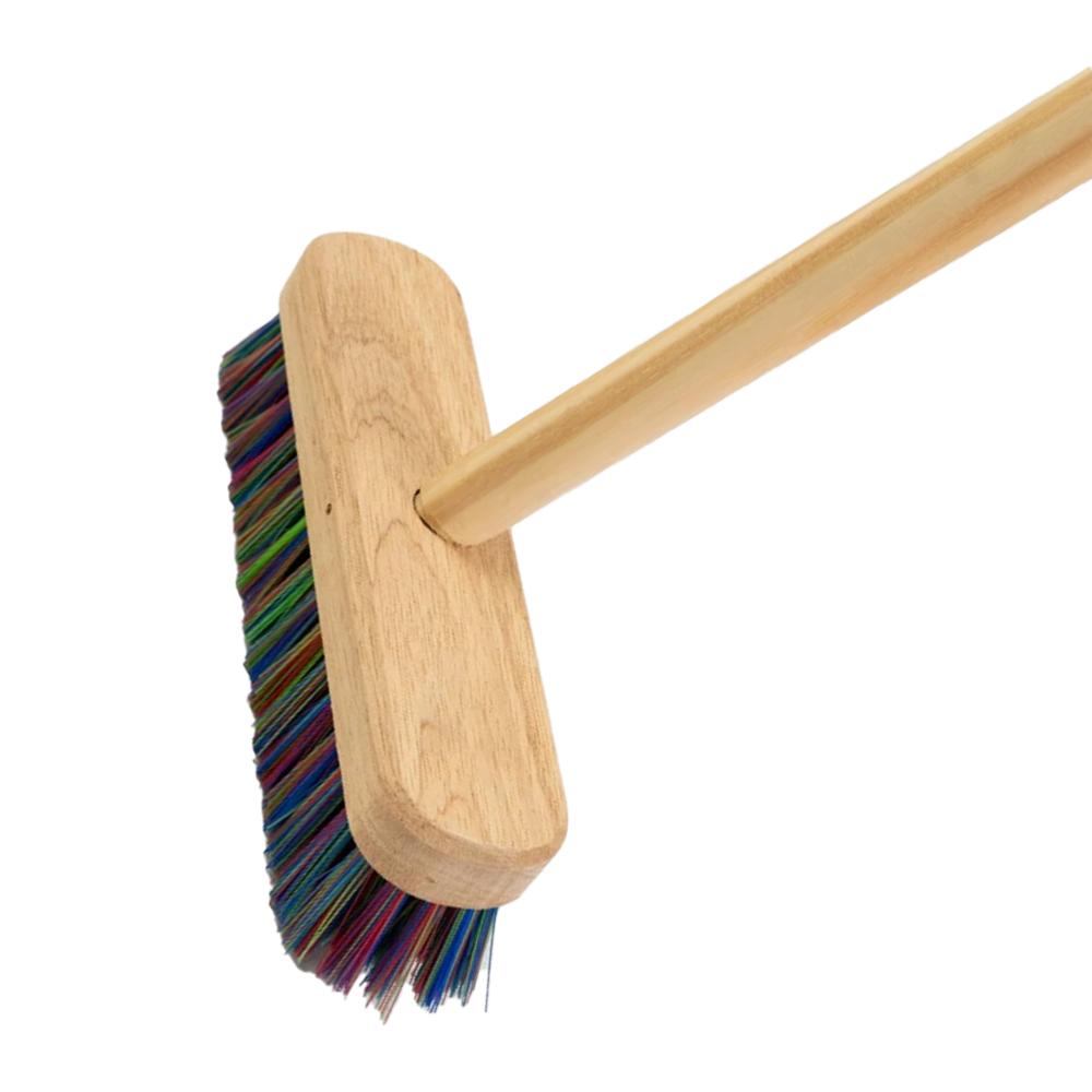 Assembled 9 Multi-Coloured Polyprop Deck Scrub