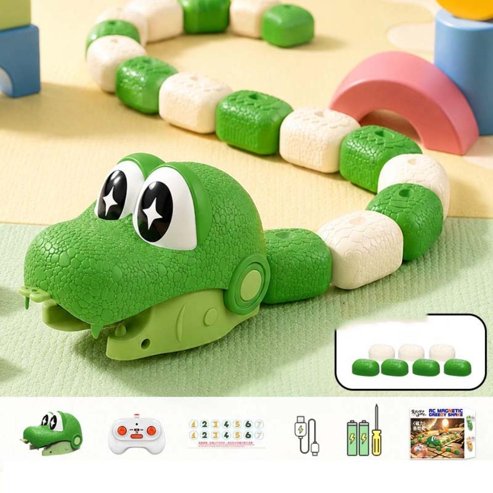Magnetic Remote Control Car Rechargeable Magnetic RC Car RC Snake Car Toy Indoor Play