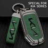 Fashion 3Buttons Car Key Case Cover Leather Shell Fob For KIA Sportage R GT Stinger Sorento Ceed CeratoForte Niro Soul Telluride