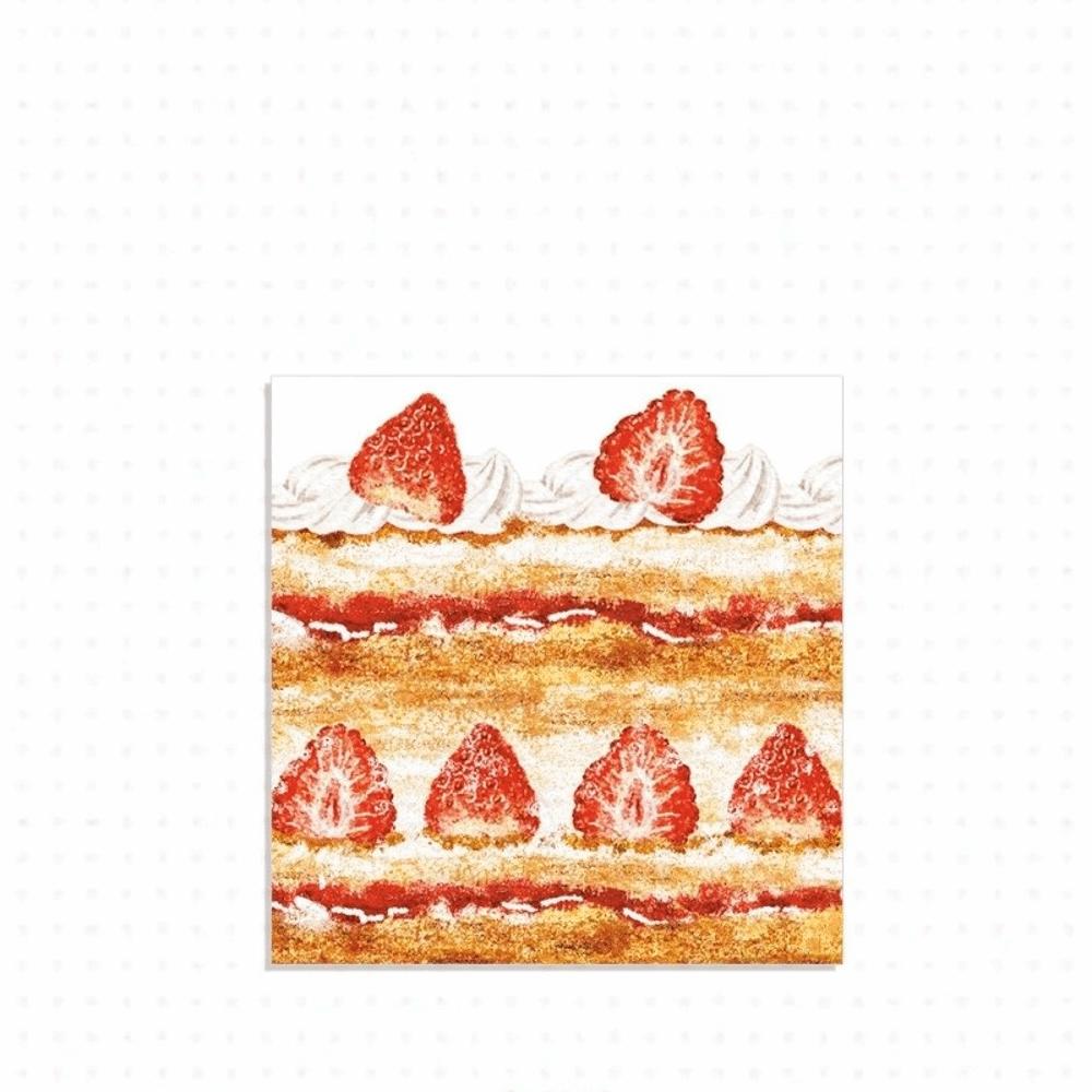 Multi-Pattern Fruit Cake Washi Tape Adhesive Fruit Pattern Journal Notes Cake Theme Crafts Making Album Journal Planner Tape