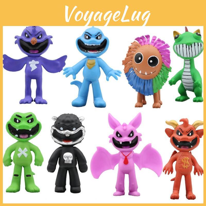 Playtime 4 Poppy Smiling Critters Figure Head Turnable Doll Model Ornament Cake