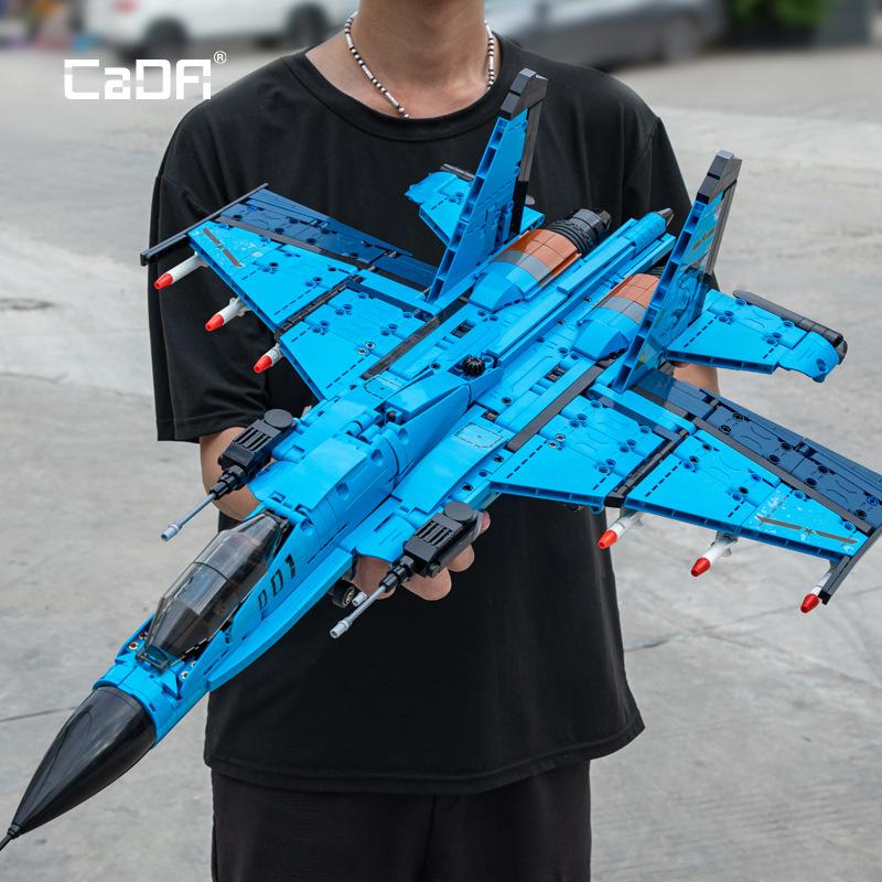Cada C56028 J-15 Flying Shark Fighter Vzdělávací hračka Stavebnice Hračky Stavebnice modelů Hračky a koníčky pro děti