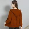 Smvp Mink-like Women's Sweater Autumn Winter Coat  Female Korean Hooded Jacket Foreign Gold Velvet Knitted Cardigan Overcoat