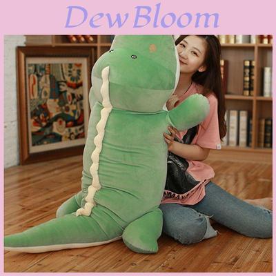 Adorable Juguete de Peluche de Dinosaurio Muñeca de Felpa Para Niñas Almohada Confortante Decoración del Hogar