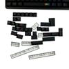 Midnight Rainbow Keycaps PBT Dye Sub for MX Hes  Mechanical Keyboard 142 Keys Fits 61 63 64 65 67 68 80