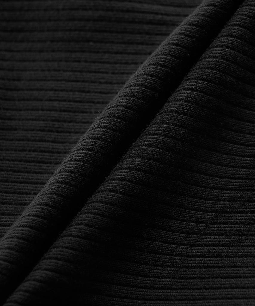 Nyuballanseu Nbmlg2W322 / Women Soft Fresh Ribbed Bootcut Pants (Black)