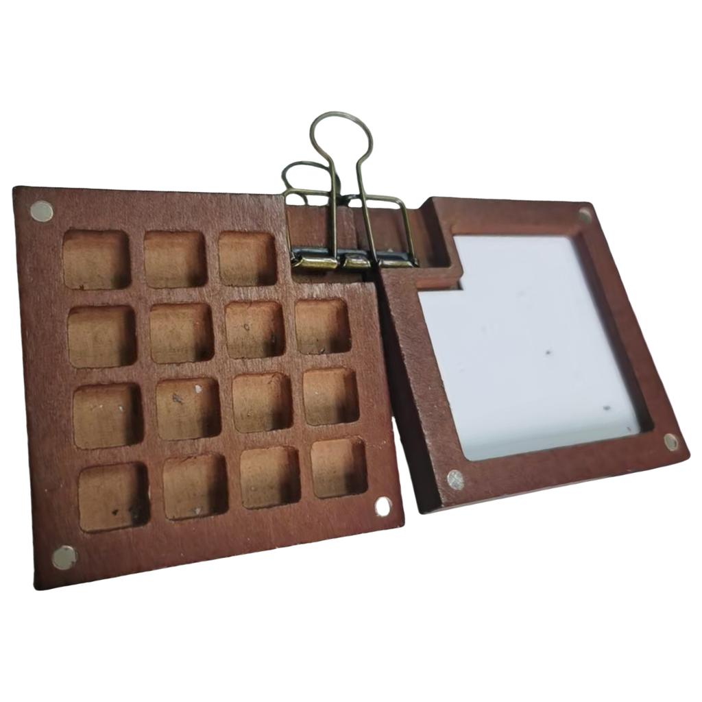 8/15 Grids Watercolor Palette Set Portable Sketchbook Palette Small Paint Palette Watercolour Travel Set for Painters