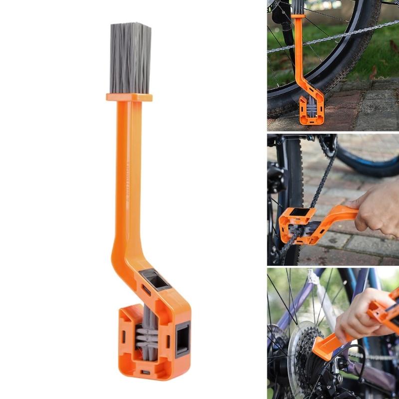 Lightweight Bike Clean Brush Bicycles Cleaning Tools Motorcycle Chain Brush Scrubber Tool for Gears Maintenance