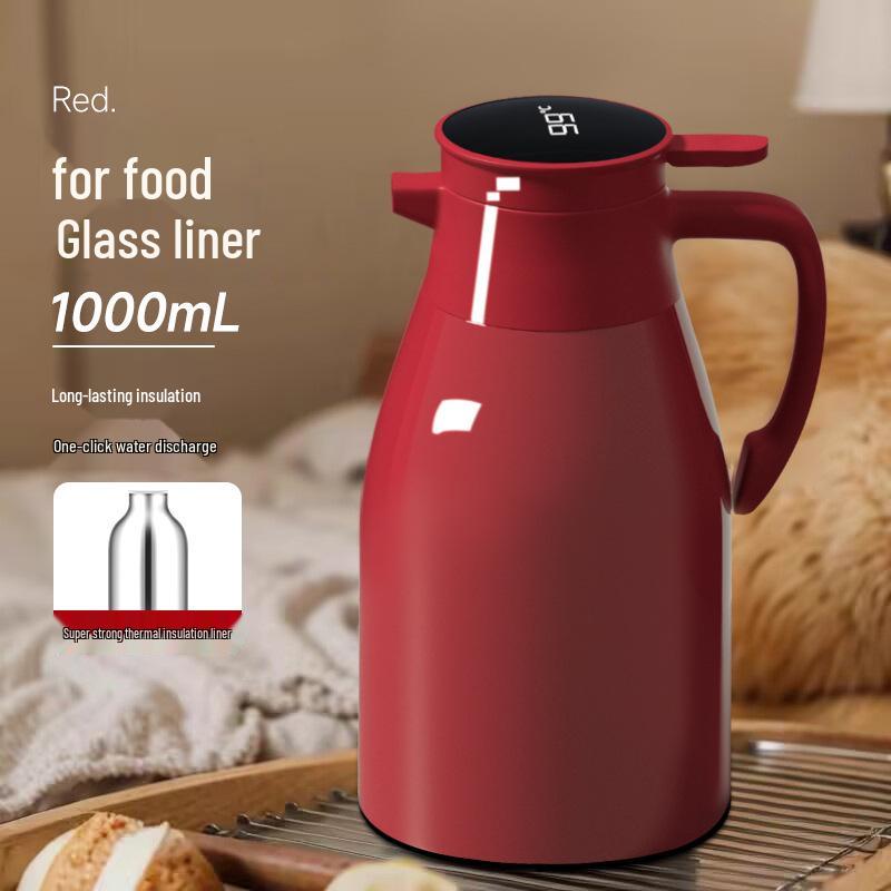 Large Capacity Smart Thermos Flask for Household Use