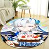 Personalized Genshin Impact Round Chair Office Rug - Perfect for Mat, Office Chair & More - Ideal Gift for Birthdays and Holidays
