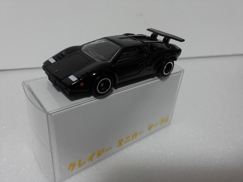 Comic Tomica Disassembly: Circuit Wolf Lamborghini Countach LP500 Crazy Miniature Car Circle with Case and White Box