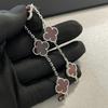 Bracciale in Giada Quadrifoglio – Eleganza Naturale, Fortuna Senza Tempo