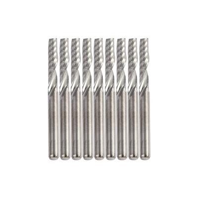 3.175*17mm 10pcs Woodworking Kit Rotary Rasp Engraving Tool Carbide Milling Cutter Router Bits