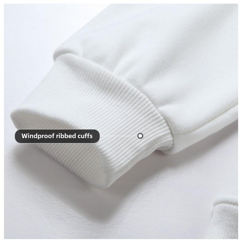 GMXIA men Spring and winter youth plus fleece thickened men's fleece hoodie hoodie wear jacket men's pullover coat