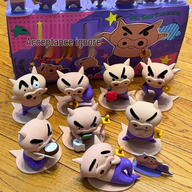 

Crayon Shin-chan Buriburi Zaemon Blind Box Figurine Toy Gift Buriburi Zaemon Daily Series