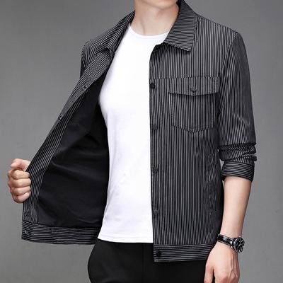 Giacca casual da uomo Primavera e autunno Nuova giacca da uomo versatile di grandi dimensioni Top alla moda di alta gamma