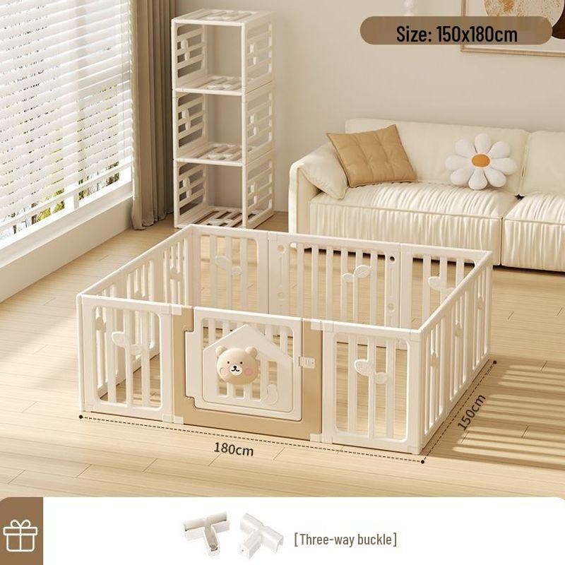 Toddler Safety Playpen with Crawling Mat