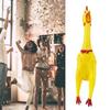 Screaming Chicken Toy Relieve Stress Anxiety Funny Squeak Sound Chicken Toy for Dogs Adults L L