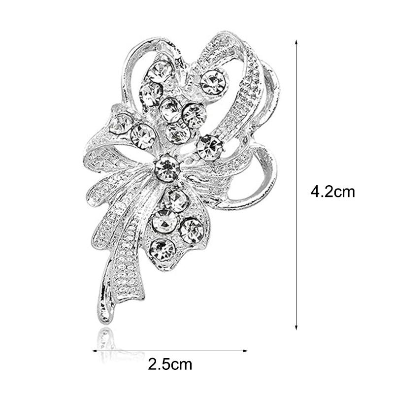 Brooch Pin Scarf Ring Scarf Buckle Wedding Brooch Temperament Women   Bouquet Corsage Pin