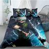 Naruto Polyester Printing Bedding Duvet Cover Bed Sheet Breathable Pillowcase
