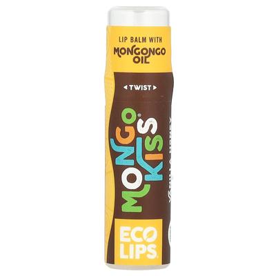 Eco Lips, Mongolian Kiss, Lippenbalsam, Vanille Honig, 7 g (0,25 Unzen)