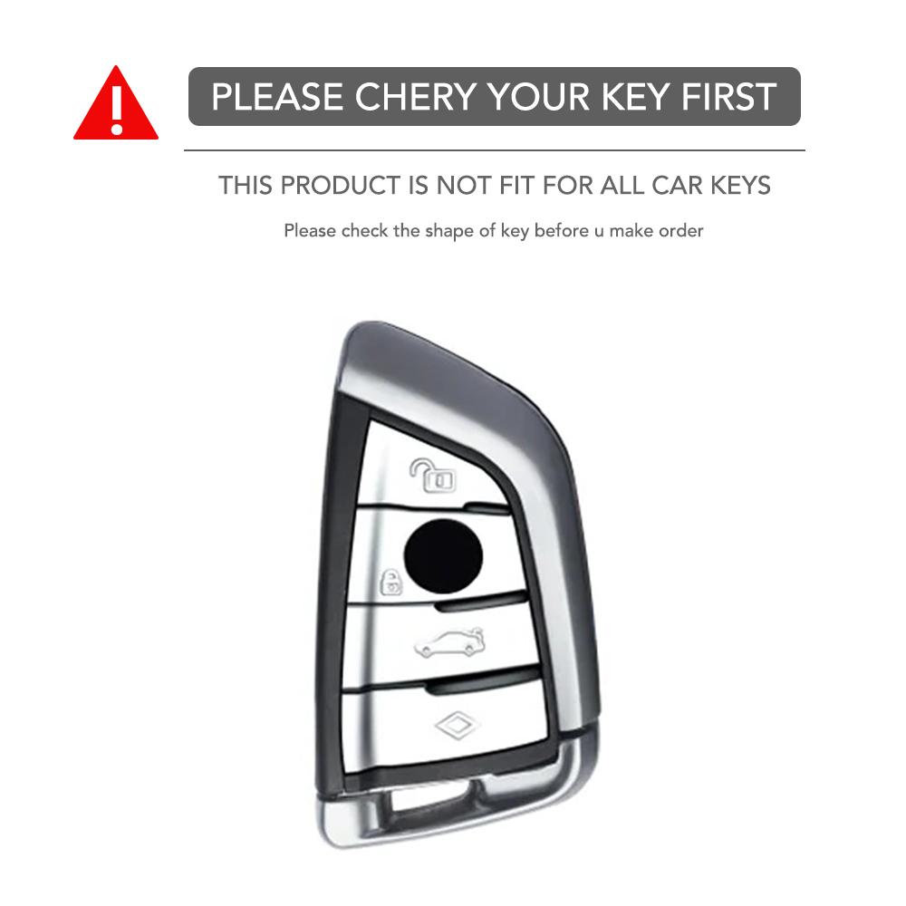 For BMW X1 X3 X4 X5 X6 Series 1 2 3 5 7 G20 G02 G05 G31 G23 F34 F15 F40 IX3 New Silicone Remote Car Key Cover Keychain Key Case