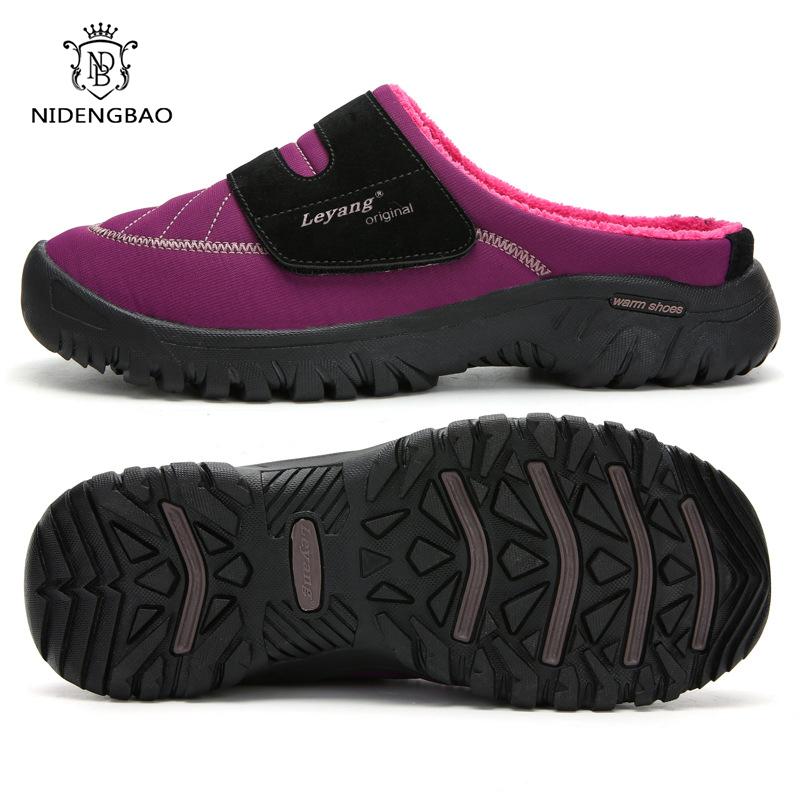 Winter Men Slippers Flip Flops Men Warm Fur Slides Men Shoes Outdoor Slippers Unisex Hotel Slippers Home Pantoufle Homme