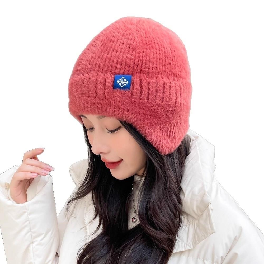 Fashion Warm Windproof Earflap Winter Hat Knitted Winter Knitted Beanie Soft Material Knit Ski Hat Winter Season