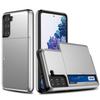 SGP Compatible Card Slot Phone Case Galaxy S21 Ultra Shockproof Soft TPU Cover With Built-in Storage Compartment
