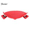 Vegetable Washing Filter Silicone Pot Edge Strainer, Clip-on Kitchen Colander for Pasta Vegetables, Multipurpose Food Strainer Non Slip Drainer