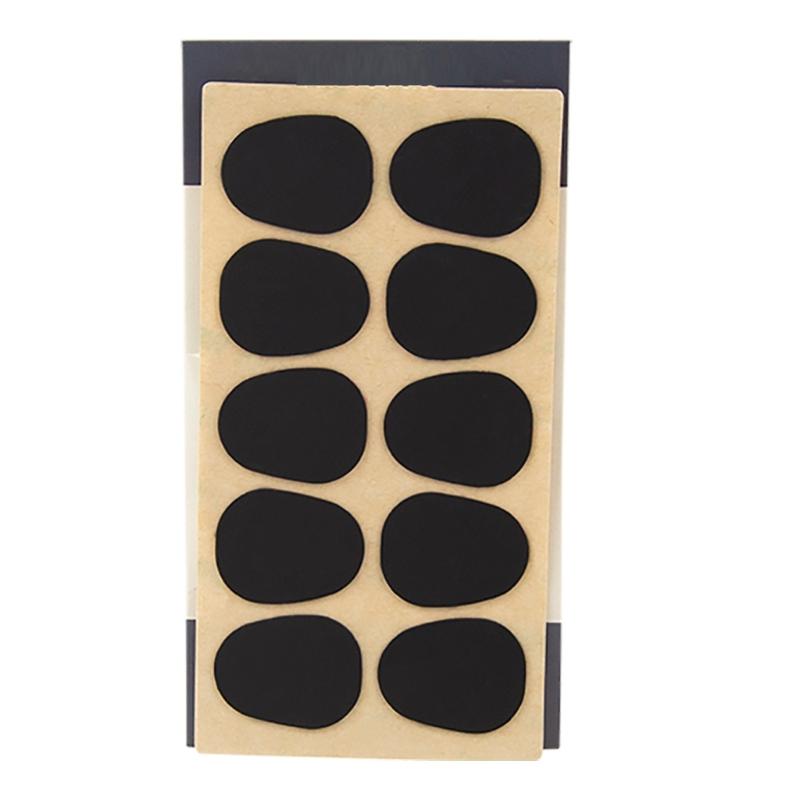 Packung mit 10 Silikon-Saxophon- und Klarinetten-Mundstückabdeckungen Set Mundstückpolster Pad zur Verbesserung des Spielkomforts