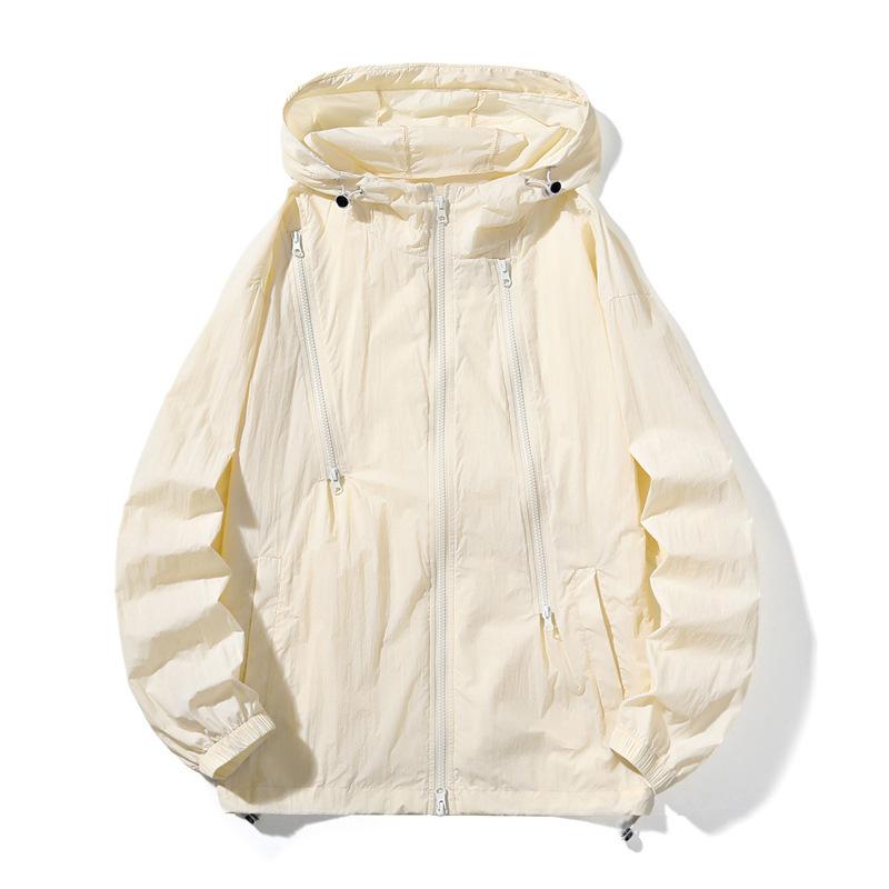 Pár Ochranné oblečení proti slunci, Lehké a prodyšné, Oblečení na kůži odolné proti UV záření, Jednobarevná ochranná trička proti slunci, Venkovní ochrana