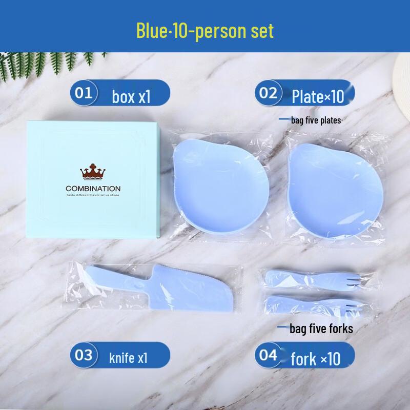 Disposable Cake Tableware Set