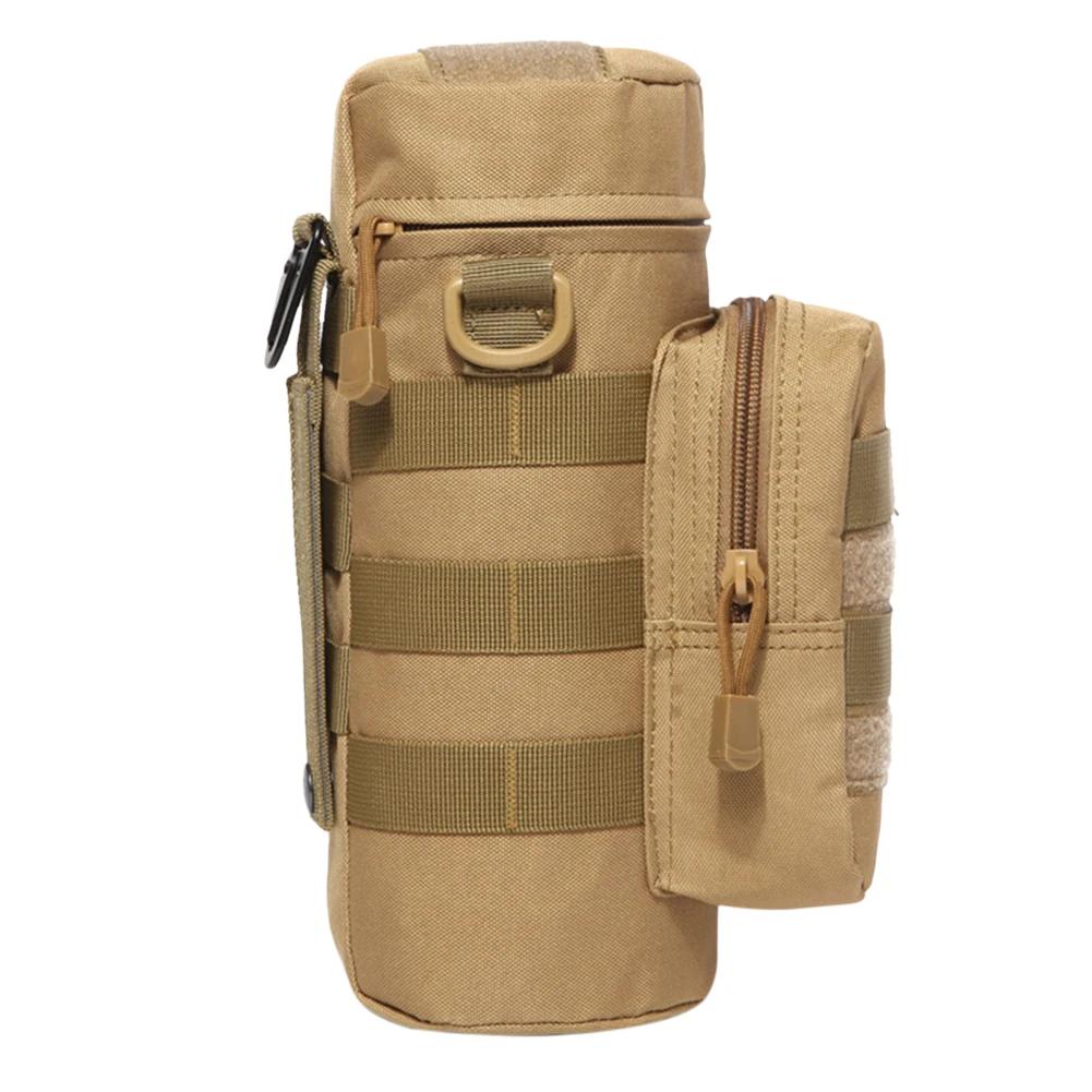 Taktische Molle Wasserflasche Tasche Tragbare Laterne Lagerung Pouch Outdoor Camping Wandern Wasserflasche Halter Tasche Wasserkocher Träger
