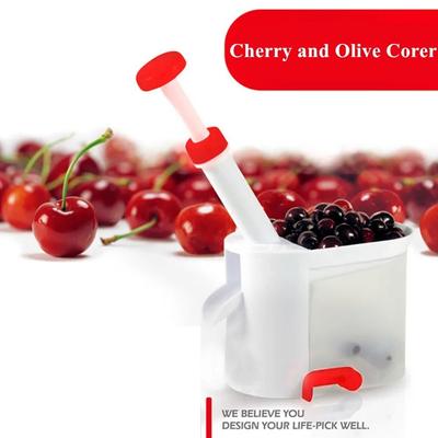 Creative Detachable Cherry Pitter Tool Convenient with Handle Cheery Corer Easy To Clean Time Saving Olive Core Remover Daily