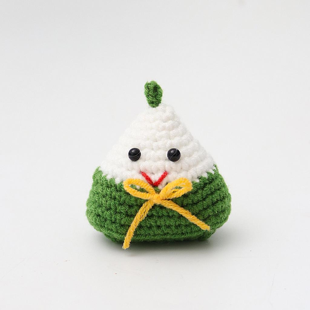 Woolen Hook Weaving Pendant Handmade Hook Weaving Persimmon Woolen Weaving Pendant Knitted Fruit Pendant