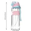 Dual-Use Spray Water Bottle Large Capacity Student Water Cup Outdoor Water Bottle  Gymnasium